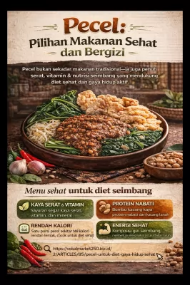 Pecel untuk Diet & Gaya Hidup Sehat, Makanan Tradisional yang Relevan di Era Modern, Di tengah meningkatnya, kesadaran masyarakat, makan sehat, pecel hadir sebagai salah satu makanan tradisional 
